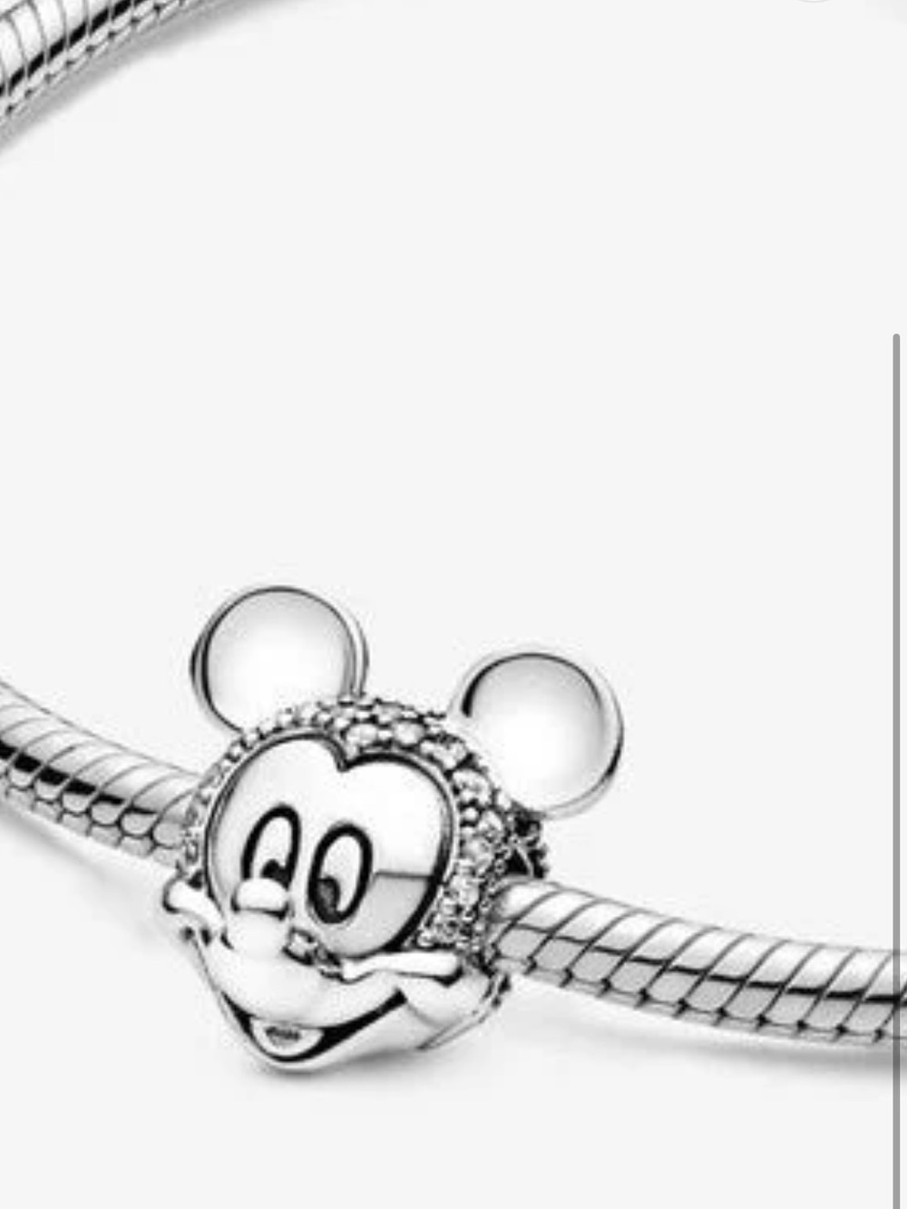 Disney Shimmering Mickey
Portrait Clip Charm-NEW